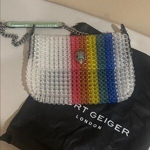 Kurt Geiger Multicolor Beaded Shoulder Bag